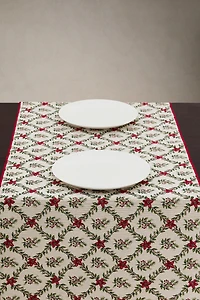 CHEMIN DE TABLE JACQUARD LOSANGES NOËL