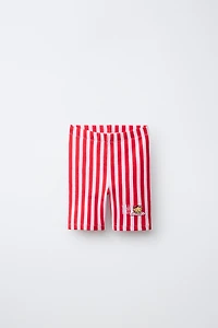 STRIPED EMBROIDERED HELLO KITTY © SANRIO BIKE SHORTS