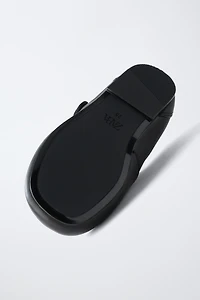 LEATHER BUCKLE BALLET FLATS