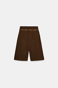 SHORT À CEINTURE