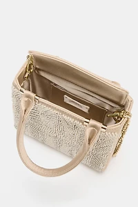SATIN EFFECT PEARL BAG