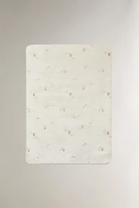 EMBROIDERED BALLOON BABY FLEECE BLANKET