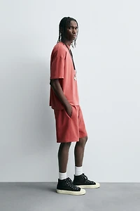 LIGHTWEIGHT WASHED BOXY FIT T-SHIRT