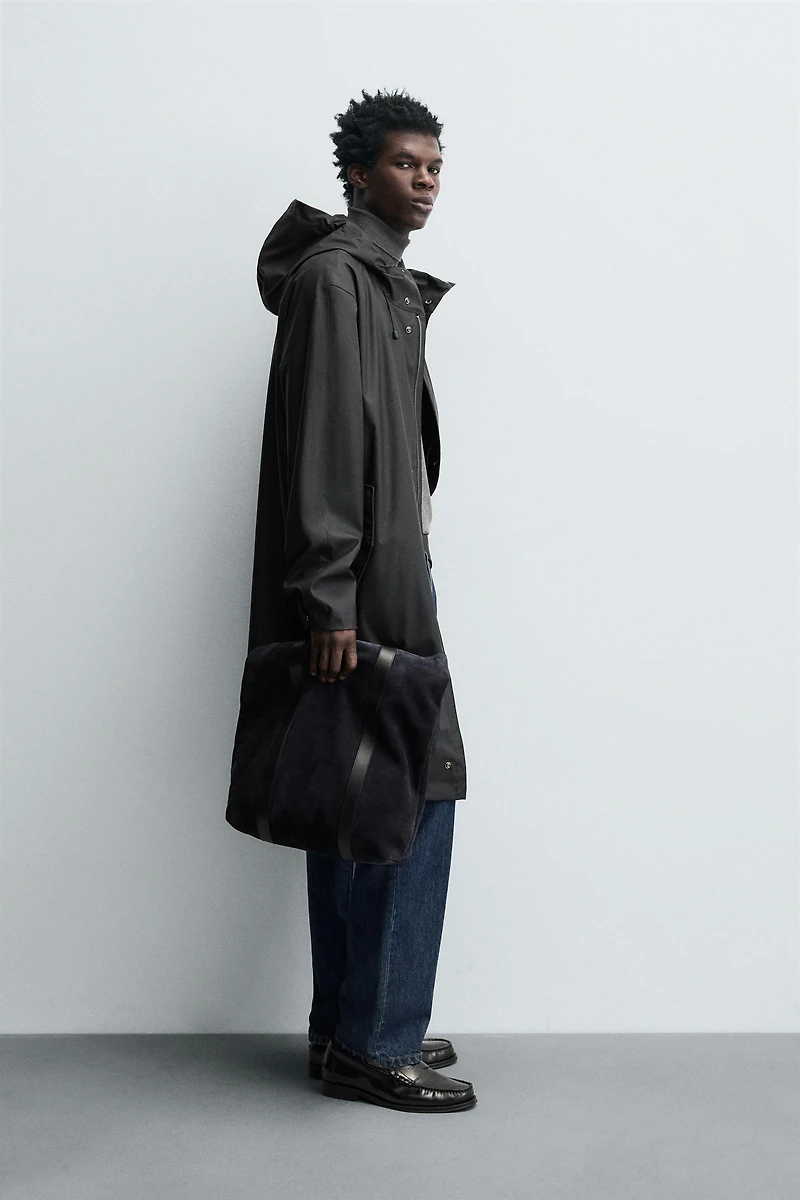 RUBBERIZED HOODED PARKA