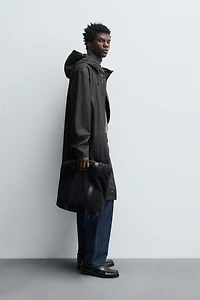 RUBBERIZED HOODED PARKA