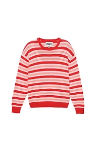 PULL À RAYURES COTON - LIN