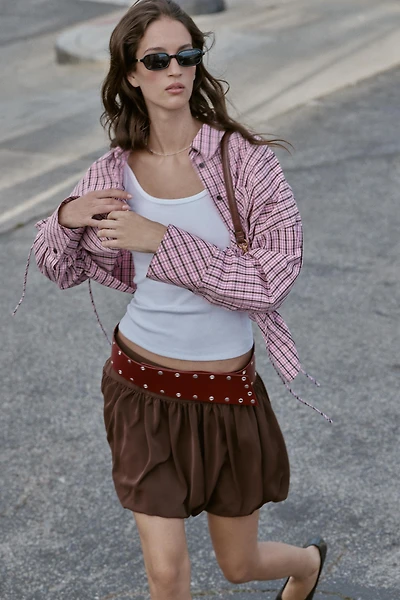 BALLOON MINI SKIRT