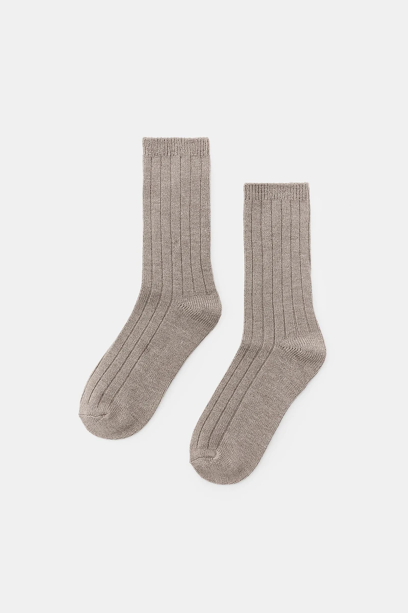 BASIC RIBBED SOCKS