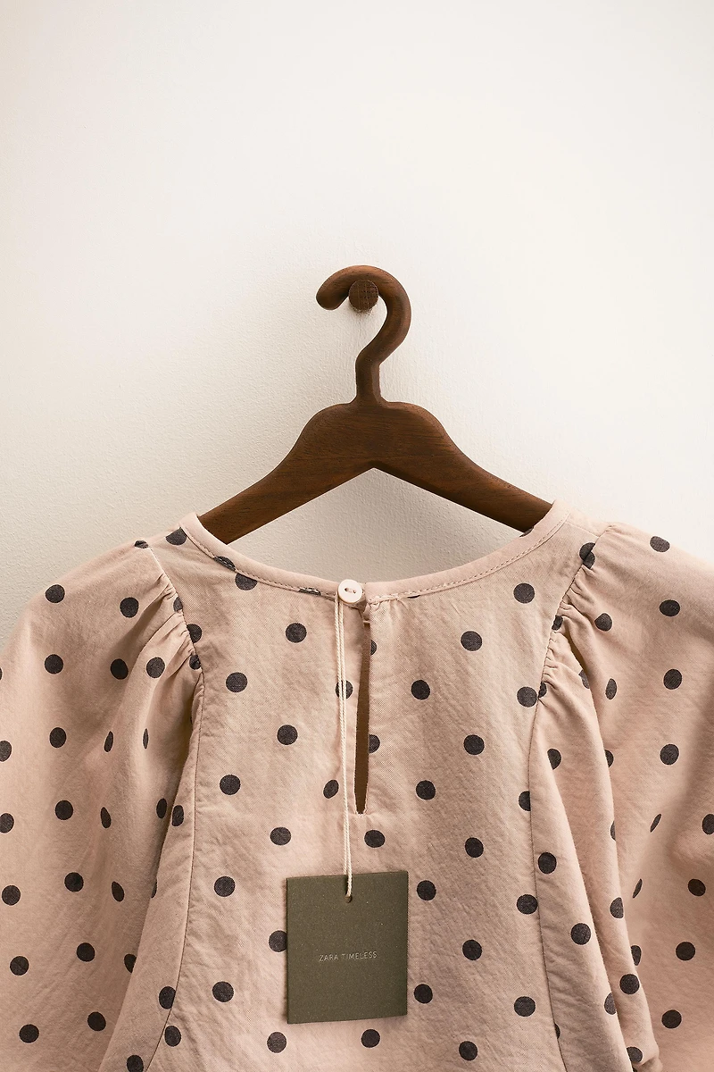 ZARA TIMELESS - ROBE IMPRIMÉE À POIS