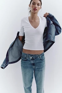 WASHED COTTON T-SHIRT