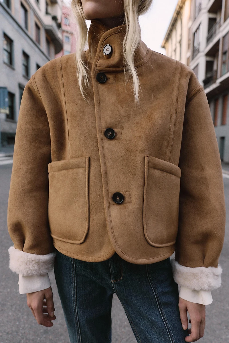 REVERSIBLE DOUBLE-FACED JACKET