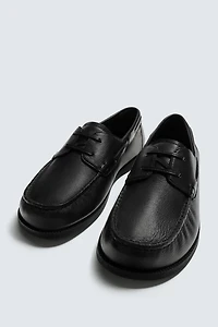LEATHER BOAT SHOES