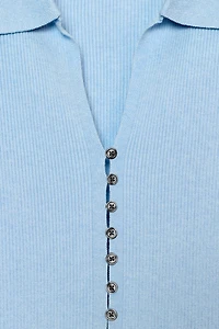 GILET POLO EN MAILLE