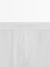 Boxer uni en coton mélang