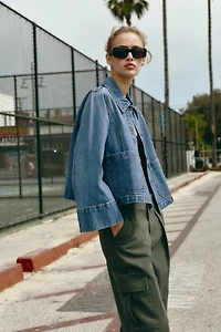 Z1975 CROPPED DENIM JACKET