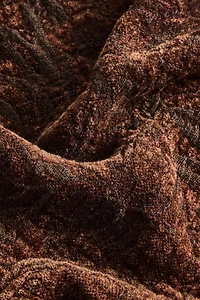 PLAID CHENILLE JACQUARD