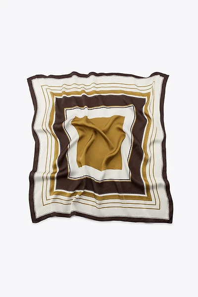 STRIPED PRINT SCARF