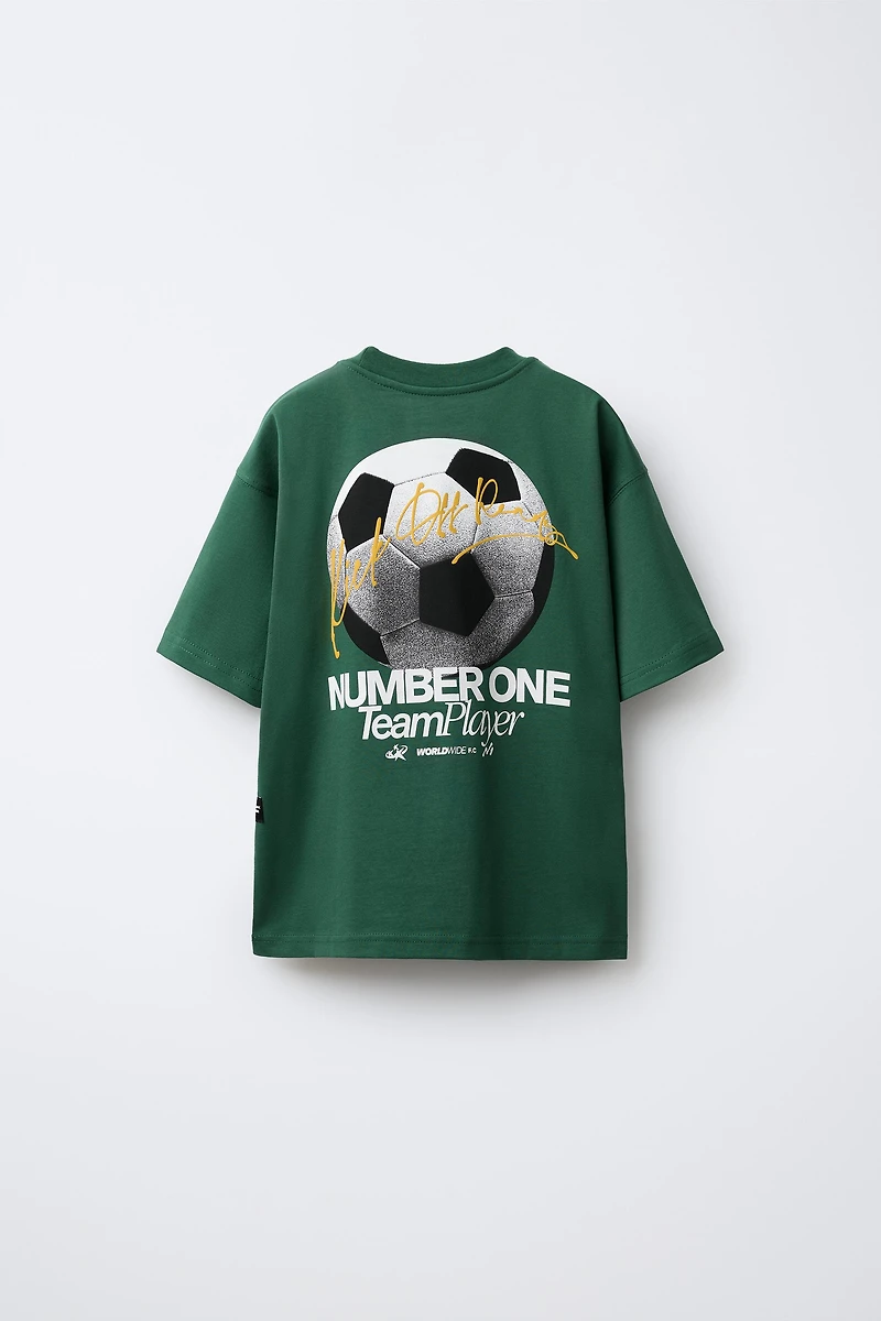 T-SHIRT IMPRIMÉ FOOTBALL