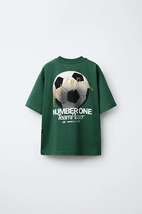 T-SHIRT IMPRIMÉ FOOTBALL
