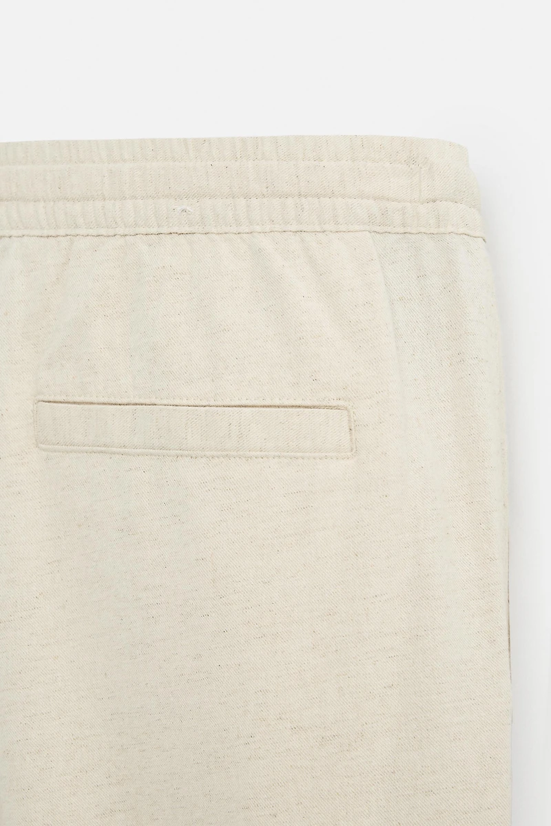 PANTALON RELAXED FIT COTON - LIN