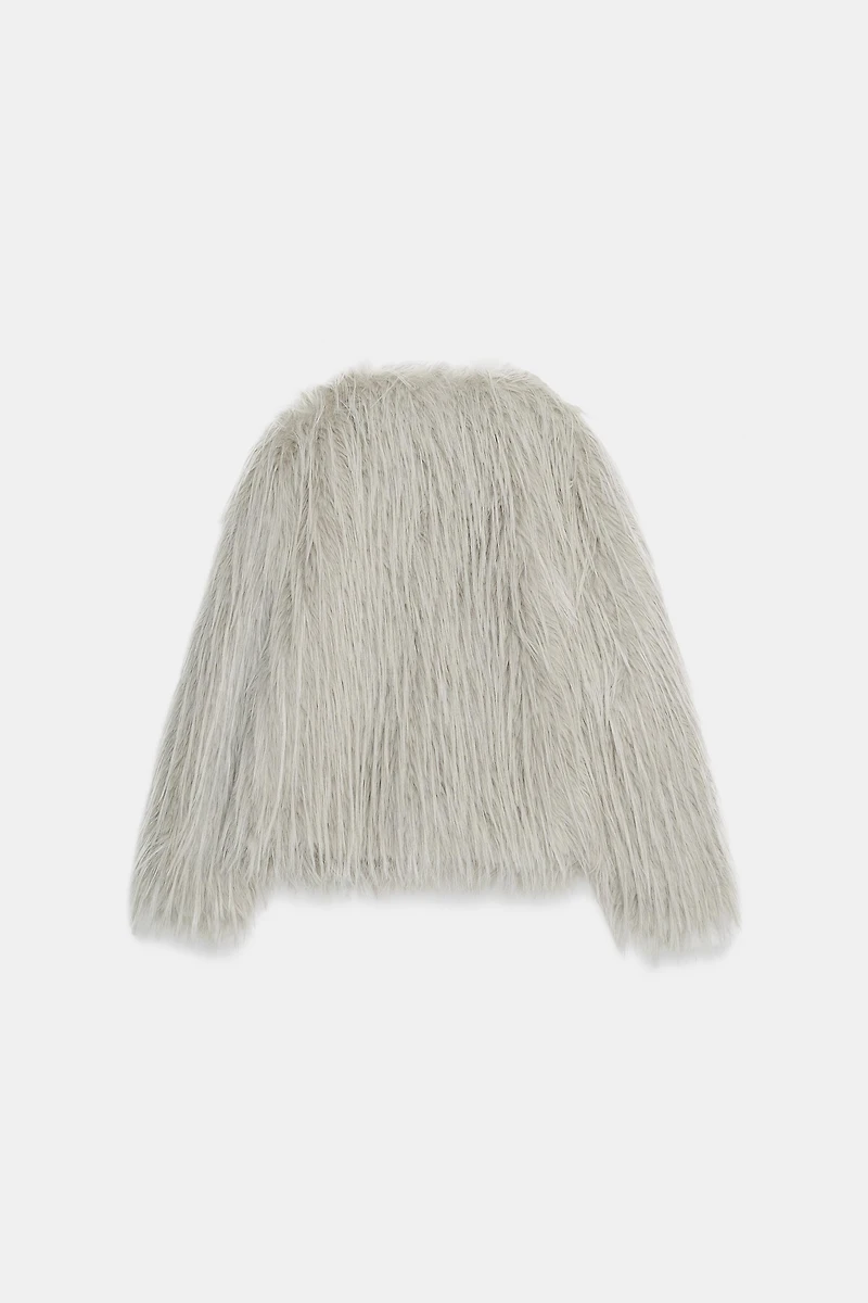 ZW COLLECTION FAUX FUR COAT