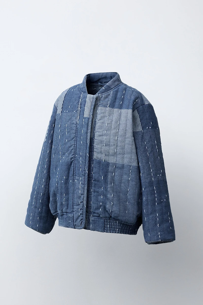 PATCHWORK BOMBER JACKET