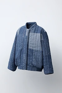 PATCHWORK BOMBER JACKET