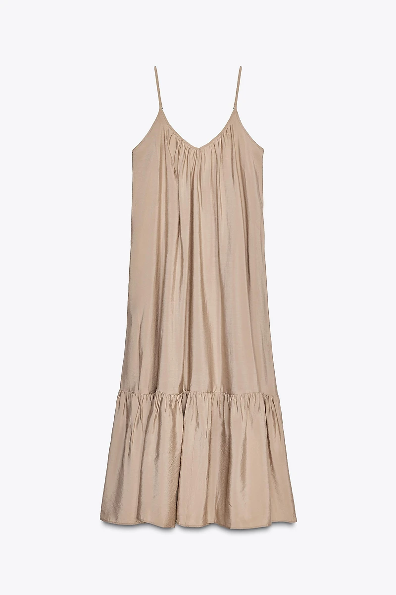 FLOWY MIDI DRESS