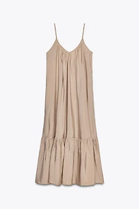 FLOWY MIDI DRESS