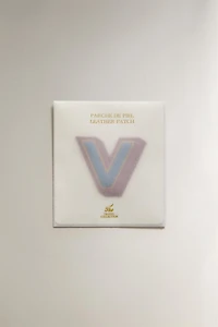 LEATHER LETTER V PATCH