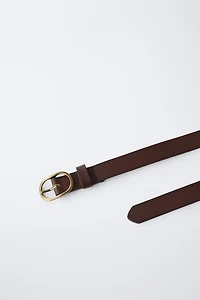 CEINTURE BOUCLE CUIR