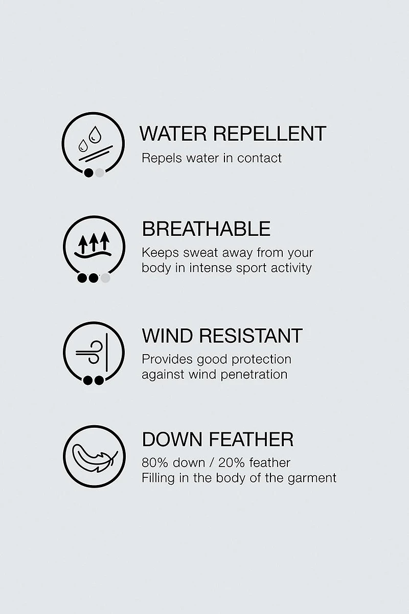 LONG 100% FEATHER PUFFER JACKET