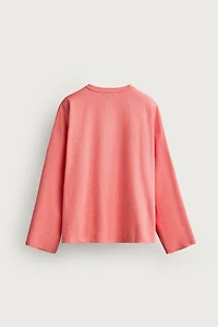 RELAXED FIT LONG SLEEVE T-SHIRT