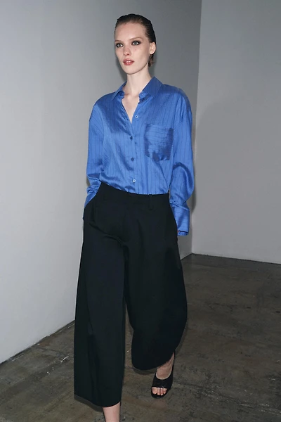 ZW COLLECTION CROP BALLOON PANTS