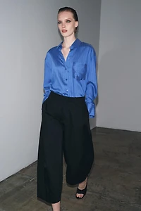 ZW COLLECTION CROP BALLOON PANTS