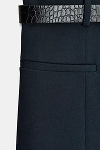 BELTED LONG VEST