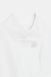 SHORT SLEEVE CROPPED BLAZER ZW COLLECTION