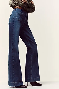 Z1975 FLARE HIGH WAIST JEANS WITH BELT