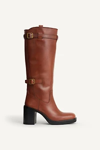 BOTTES EN CUIR À BOUCLES ÉDITION LIMITÉE