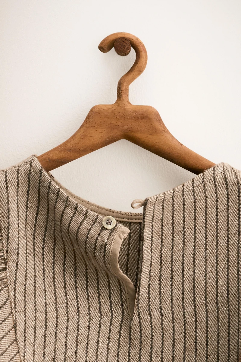 ZARA TIMELESS - CHEMISE RAYÉE AVEC LAINE