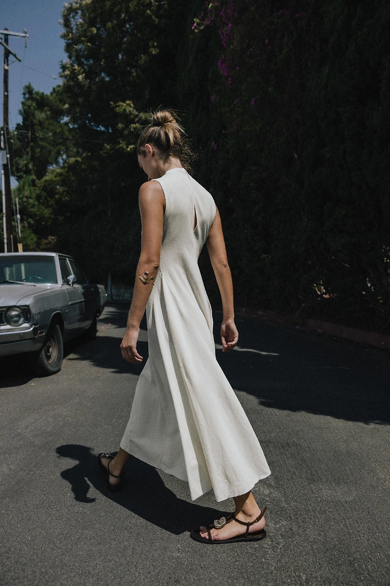 ROBE LONGUE TEXTURÉE