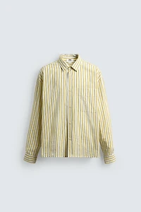CHEMISE RAYÉE À POCHE