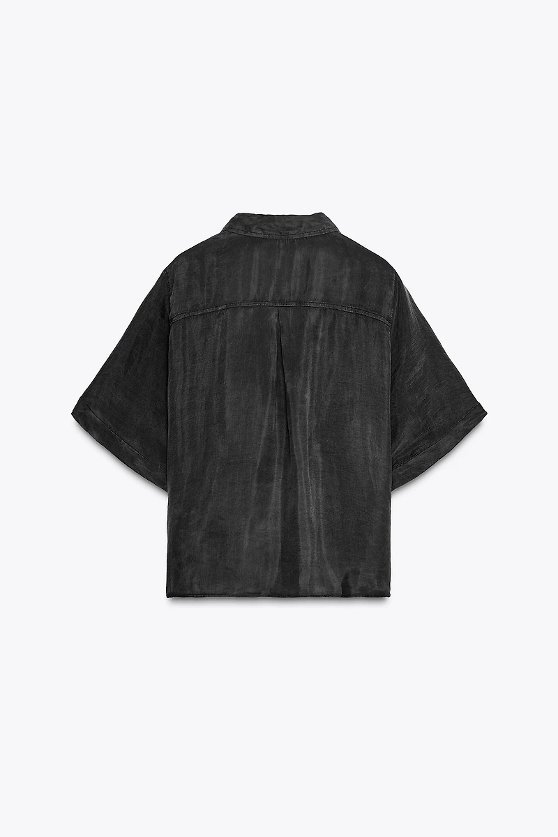FLOWY POCKET SHIRT
