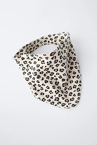 TWO-PACK OF ANIMAL PRINT BIBS