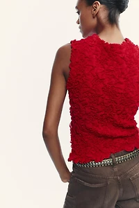 MID-RISE RIPPED TRF DENIM SHORTS