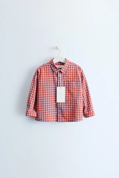 ZARA TIMELESS - CHEMISE À IMPRIMÉ CARREAUX