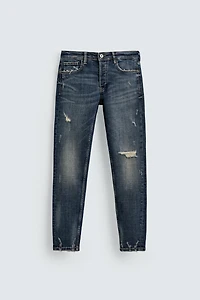 RIPPED SKINNY FIT JEANS