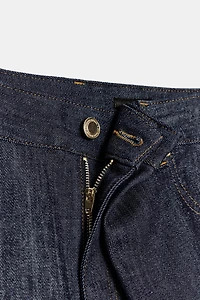 ZW COLLECTION RELAXED PLEATED MID-RISE JEANS