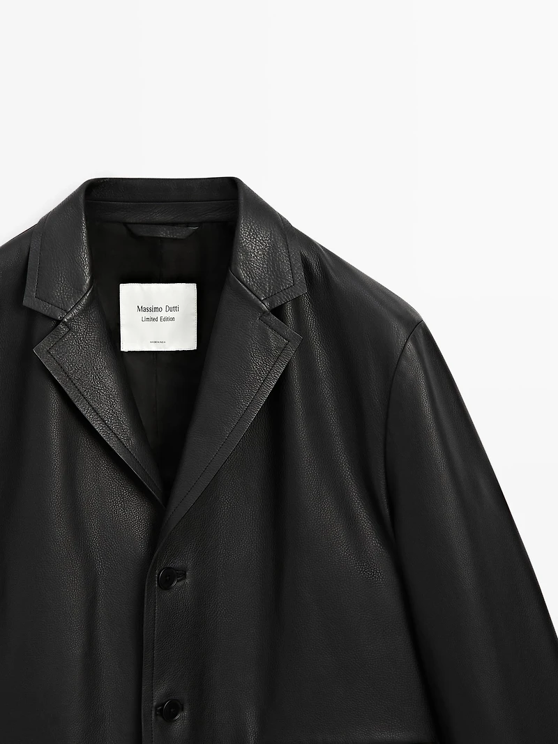 Nappa leather blazer - LIMITED