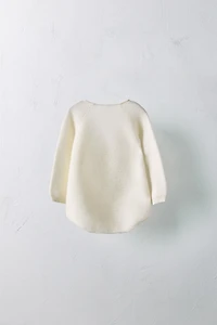 1-9 MONTHS/ WRAP 100% CASHMERE ROMPER LIMITED EDITION